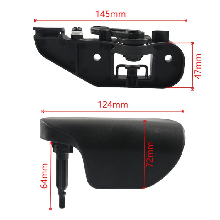 Car Lock Release Handle Kit for Audi TT 2007-2014 8J1823633C(Black) - Locks & Hasps by buy2fix | Online Shopping UK | buy2fix