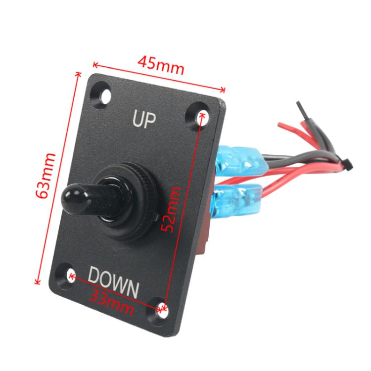 Marine / RV Modification 4-pin 2-speed Switch Controller Panel with Cable(Black) - Marine Accessories & Parts by buy2fix | Online Shopping UK | buy2fix
