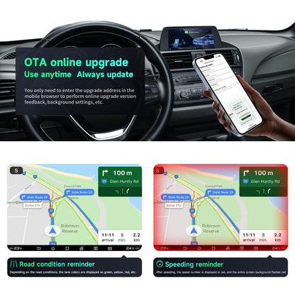 2 in 1 Car CarPlay and Android Auto Wired to Wireless Smart Box Adapter Mini USB Converter(Black) - Bluetooth Adapters by buy2fix | Online Shopping UK | buy2fix