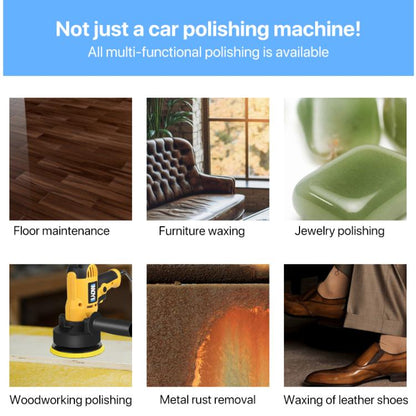Standard Version MOYI Car Hand-held Electric Beauty Waxing Sealing Glaze Polishing Machine(EU Plug) - Polishing Machine & Accessories by buy2fix | Online Shopping UK | buy2fix