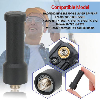 Walkie-talkie Mini Thumb Short Antenna for Baofeng(SMA Female) - Antenna by buy2fix | Online Shopping UK | buy2fix