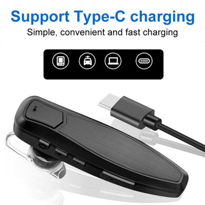 Walkie-talkie Bluetooth Wireless Earphone for Baofeng UV5R 888S / Quansheng UV K5 / K6(Black) - Microphones & Headsets by buy2fix | Online Shopping UK | buy2fix