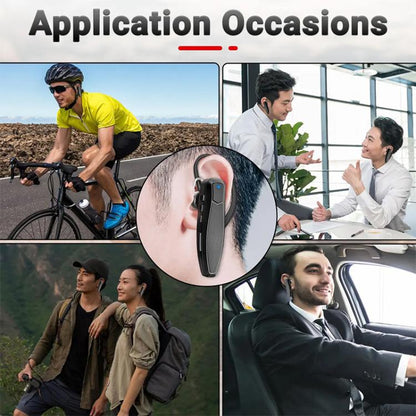 Walkie-talkie Bluetooth Wireless Earphone for Baofeng UV5R 888S / Quansheng UV K5 / K6(Black) - Microphones & Headsets by buy2fix | Online Shopping UK | buy2fix