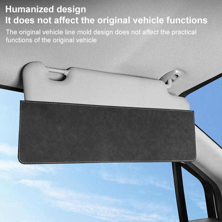 Car Sun Visor Card Extension Clip(Beige) - Sunglasses & Glasses Clips by buy2fix | Online Shopping UK | buy2fix