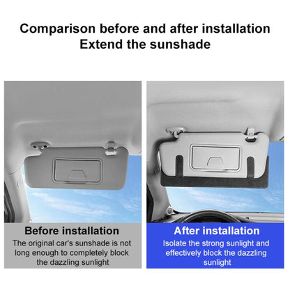 Car Sun Visor Card Extension Clip(Black Grey) - Sunglasses & Glasses Clips by buy2fix | Online Shopping UK | buy2fix