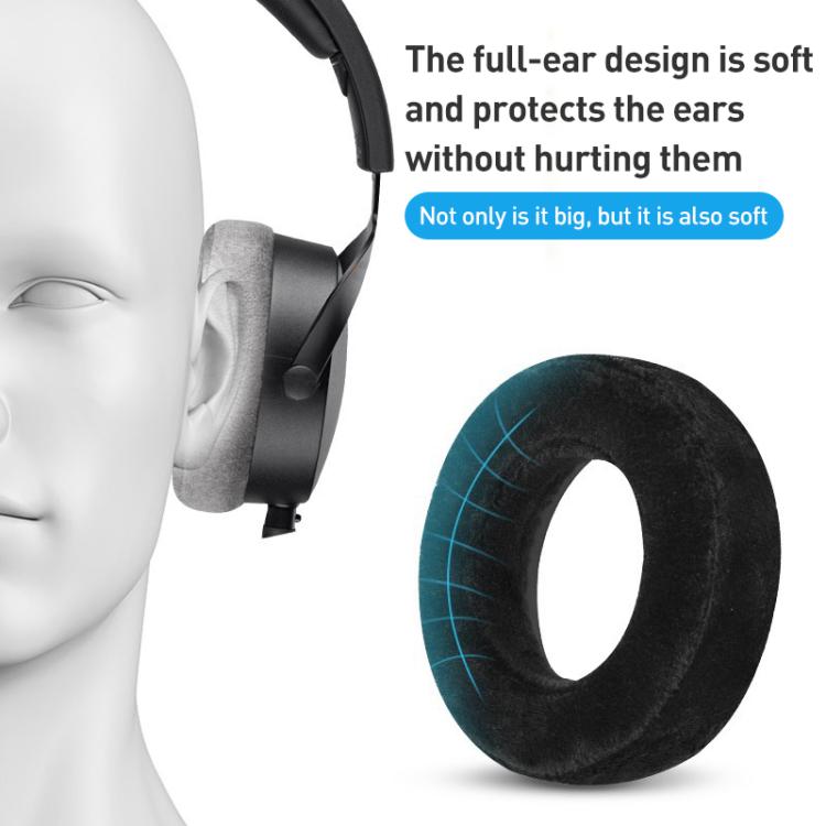 2pcs Ice Gel Earphone Replacement Earpads Pads For Beyerdynamic DT700 PROX / DT900 PROX(Grey) - Earmuff & Pad by buy2fix | Online Shopping UK | buy2fix