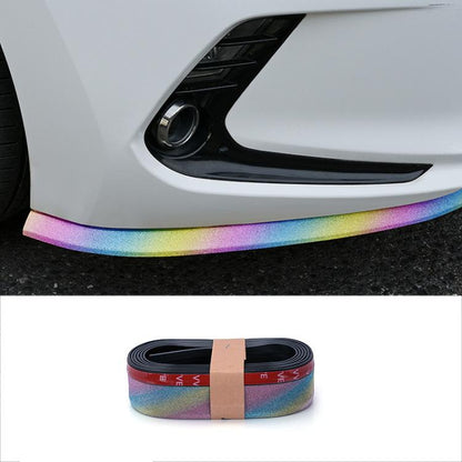 Car Starry Sky Shiny Soft Rubber Front Bar Side Anti-collision Strip(Colorful) - Anti Collision Sticker by buy2fix | Online Shopping UK | buy2fix