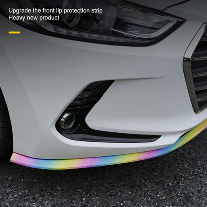 Car Starry Sky Shiny Soft Rubber Front Bar Side Anti-collision Strip(Silver) - Anti Collision Sticker by buy2fix | Online Shopping UK | buy2fix