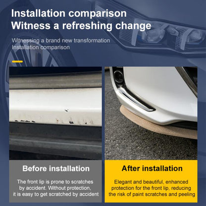 Car Starry Sky Shiny Soft Rubber Front Bar Side Anti-collision Strip(Colorful) - Anti Collision Sticker by buy2fix | Online Shopping UK | buy2fix