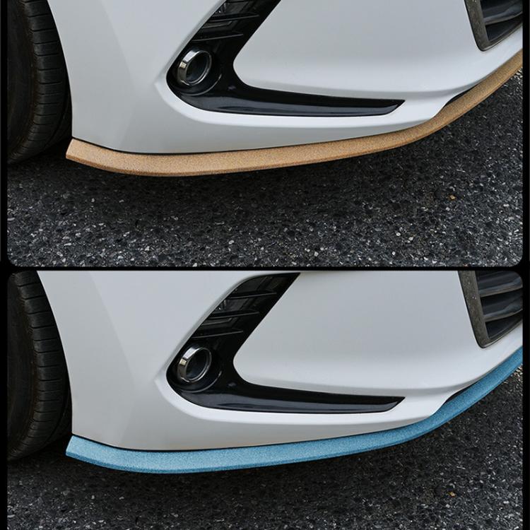 Car Starry Sky Shiny Soft Rubber Front Bar Side Anti-collision Strip(Silver) - Anti Collision Sticker by buy2fix | Online Shopping UK | buy2fix