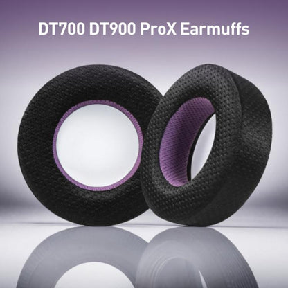 2pcs Breathable Mesh Earphone Replacement Earpads Pads For Beyerdynamic DT700 PROX / DT900 PROX(Black Purple) - Earmuff & Pad by buy2fix | Online Shopping UK | buy2fix