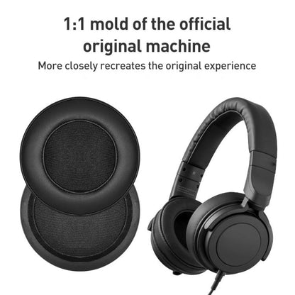 2pcs Protein Leather Earphone Replacement Earpads Pads For Beyerdynamic DT240 Pro(Black) - Earmuff & Pad by buy2fix | Online Shopping UK | buy2fix