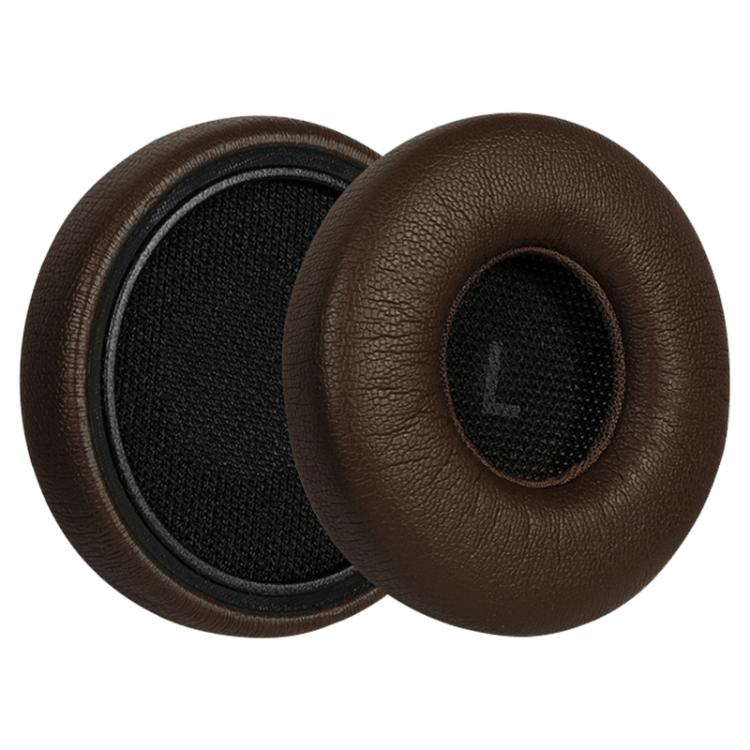 1 Pair Protein Leather Earphone Replacement Earpads Pads For Beyerdynamic AVENTHO(Brown) - Earmuff & Pad by buy2fix | Online Shopping UK | buy2fix
