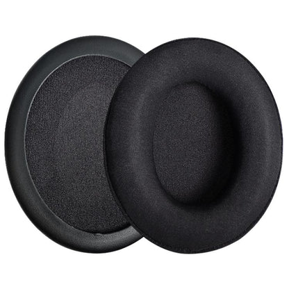 2pcs Ice Silk Cloth Splicing Earphone Replacement Earpads Pads For HyperX Cloud 1 / I / 2 / II / 3(Black) - Earmuff & Pad by buy2fix | Online Shopping UK | buy2fix