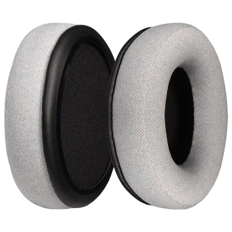 2pcs Skin-friendly Cloth Splicing Earphone Replacement Earpads Pads For HyperX Cloud 1 / I / 2 / II / 3(Light Grey) - Earmuff & Pad by buy2fix | Online Shopping UK | buy2fix