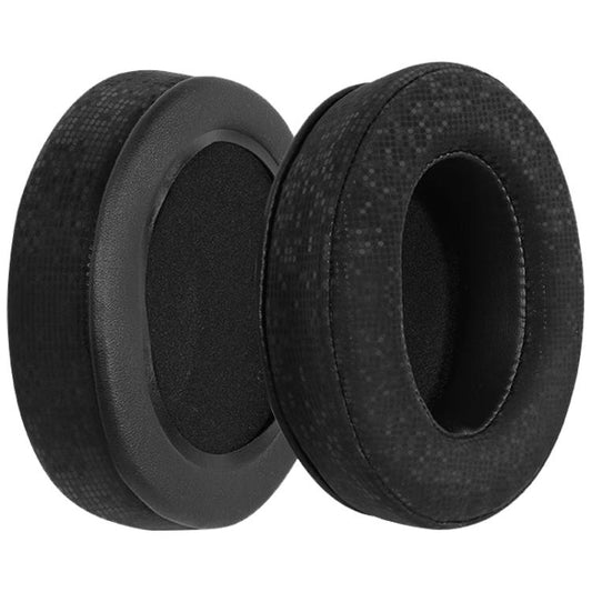 2pcs Star Leather Splicing Earphone Replacement Earpads Pads For HyperX Cloud 1 / I / 2 / II / 3(Black) - Earmuff & Pad by buy2fix | Online Shopping UK | buy2fix