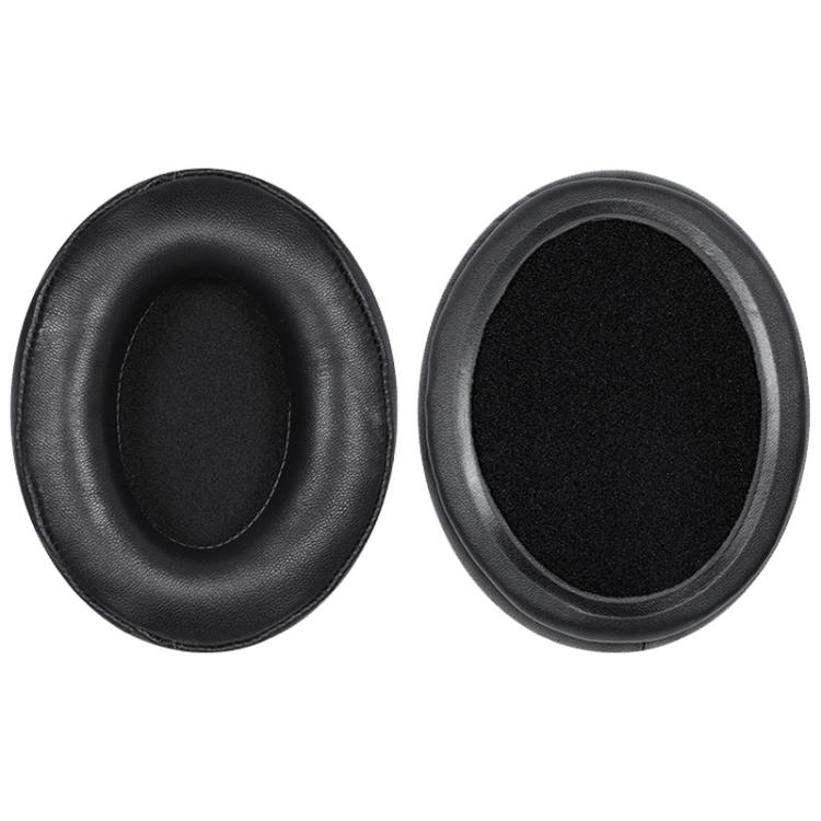 2pcs Lambskin Splicing Earphone Replacement Earpads Pads For HyperX Cloud 1 / I / 2 / II / 3(Black) - Earmuff & Pad by buy2fix | Online Shopping UK | buy2fix