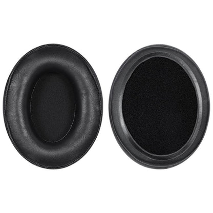 2pcs Lambskin Splicing Earphone Replacement Earpads Pads For HyperX Cloud 1 / I / 2 / II / 3(Black) - Earmuff & Pad by buy2fix | Online Shopping UK | buy2fix