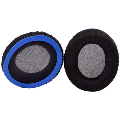 2pcs BK Cloth Earphone Replacement Earpads Pads For HyperX Cloud Chat / Cloud Stinger Core(Black Blue) - Earmuff & Pad by buy2fix | Online Shopping UK | buy2fix