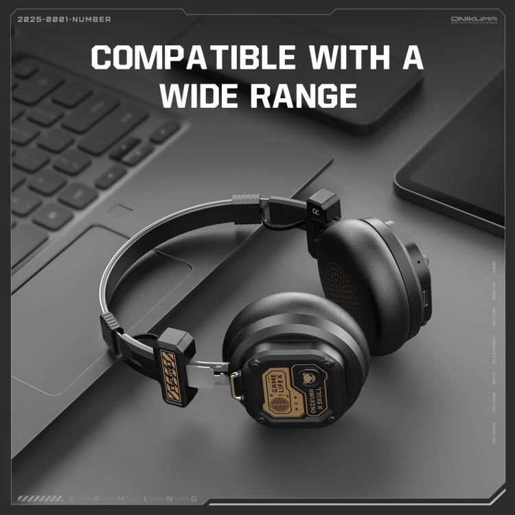 ONIKUMA GT803 Wired / Bluetooth 5.4 Dual Modes Gaming Headset(Black) - Multimedia Headset by ONIKUMA | Online Shopping UK | buy2fix