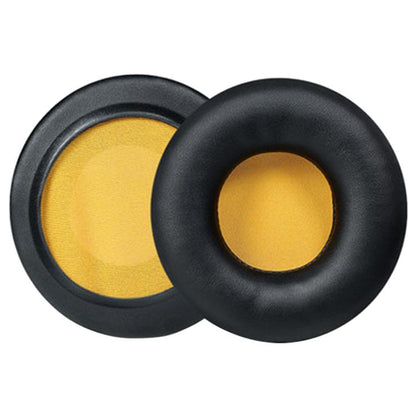 2pcs Protein Leather Earphone Replacement Earpads Pads For Skullcandy HESH 1.0(Black Yellow Net) - Earmuff & Pad by buy2fix | Online Shopping UK | buy2fix