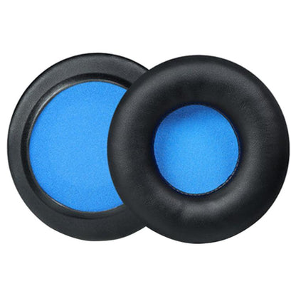 2pcs Protein Leather Earphone Replacement Earpads Pads For Skullcandy HESH 1.0(Black Blue Net) - Earmuff & Pad by buy2fix | Online Shopping UK | buy2fix