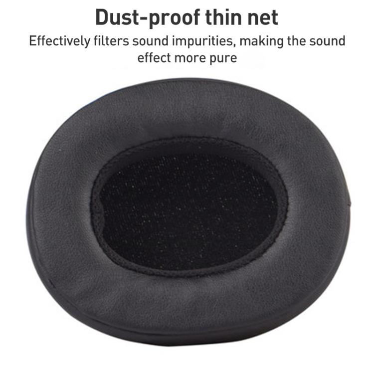 2pcs Football Net Earphone Replacement Earpads Pads For Skullcandy Crusher Wireless / Crusher Evo(Black) - Earmuff & Pad by buy2fix | Online Shopping UK | buy2fix