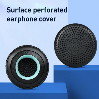 2pcs Protein Leather Earphone Replacement Earpads Pads For Skullcandy GRIND(Black) - Earmuff & Pad by buy2fix | Online Shopping UK | buy2fix