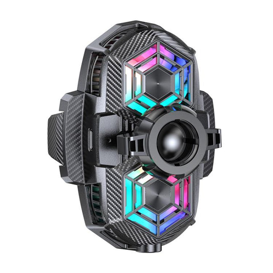 H5 17mm Universal Ball RGB Semiconductor Heat Dissipation Car Phone Holder Base - Universal Car Holders by buy2fix | Online Shopping UK | buy2fix