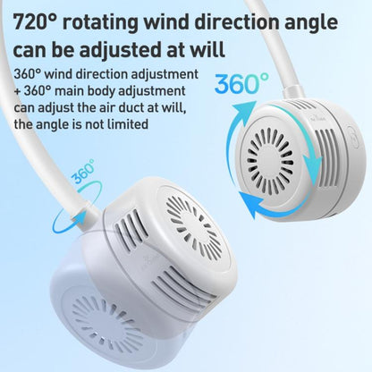 Yesido YF17 Portable Surround Neck Fan(Grey White) - Electric Fans by Yesido | Online Shopping UK | buy2fix