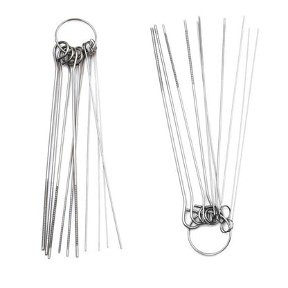 10 Set Welding High Density Stainless Steel Through Needle - Others by buy2fix | Online Shopping UK | buy2fix