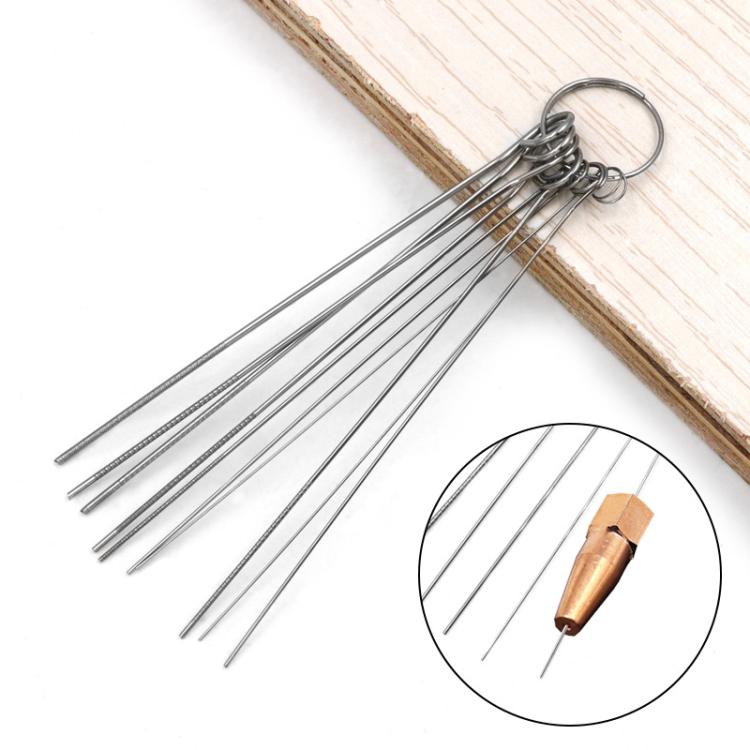 10 Set Welding High Density Stainless Steel Through Needle - Others by buy2fix | Online Shopping UK | buy2fix