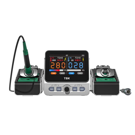TBK 310 Intelligent Double-station Soldering Station, Plug:UK Plug