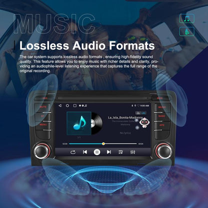 For Audi A3 8P 2003-2012 Android 15 7 inch Smart Central Control Car GPS Navigator Car MP5 Player, Memory:Standard+AHD+Microphone - Car MP3 & MP4 & MP5 by buy2fix | Online Shopping UK | buy2fix