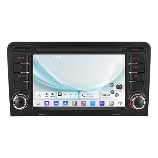 For Audi A3 8P 2003-2012 Android 15 7 inch Smart Central Control Car GPS Navigator Car MP5 Player, Memory:Standard