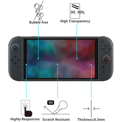 For Nintendo Switch 2 10pcs 0.26mm 9H 2.5D Tempered Glass Film - Tempered Glass by buy2fix | Online Shopping UK | buy2fix