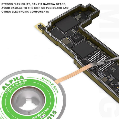 Mijing 10 in 1 Motherboard IC Chip Cleaning Alpha Tin-Absorbing Wire, Model:AR-2015 - Welding Wire by MIJING | Online Shopping UK | buy2fix