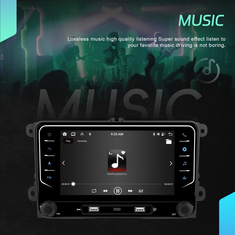 For Volkswagen Android 15 7 inch Wireless CarPlay Car Player Central Control Navigation Machine, Specification:Standard+AHD+Microphone - Car MP3 & MP4 & MP5 by buy2fix | Online Shopping UK | buy2fix