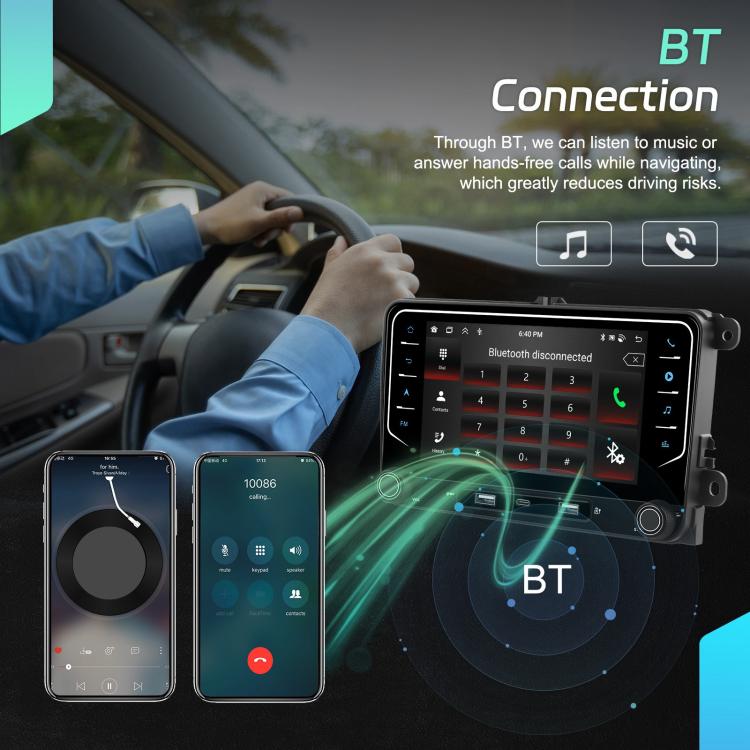 For Volkswagen Android 15 7 inch Wireless CarPlay Car Player Central Control Navigation Machine, Specification:Standard - Car MP3 & MP4 & MP5 by buy2fix | Online Shopping UK | buy2fix