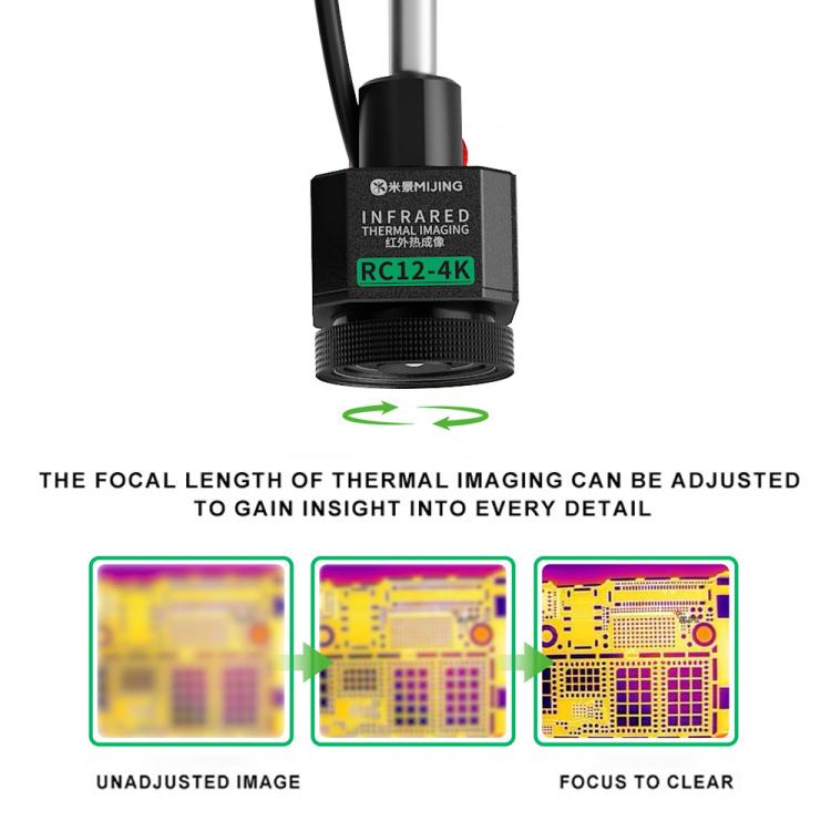 Mijing RC12-4K Ultra HD Independent Thermal Imaging Connected Most Microscope - Microscope Magnifier Series by MIJING | Online Shopping UK | buy2fix