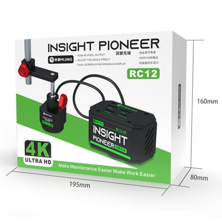 Mijing RC12-4K Ultra HD Independent Thermal Imaging Connected Most Microscope - Microscope Magnifier Series by MIJING | Online Shopping UK | buy2fix