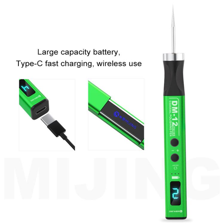 Mijing DM-12 Coaxial Polishing Pen with 7 Grinding Heads - Polishing Repair by MIJING | Online Shopping UK | buy2fix
