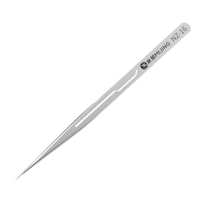 Mijing NZ-16 Non-Magnetic Ultralight 0.1mm Titanium Alloy Tweezers - Tweezers by MIJING | Online Shopping UK | buy2fix