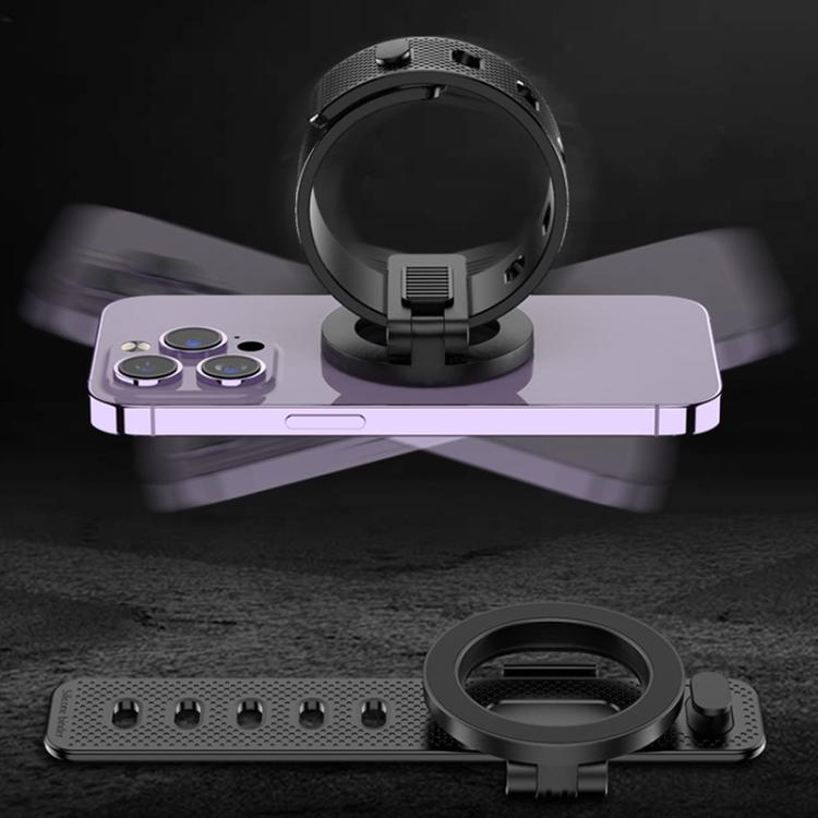 MagSafe Magnetic Wrist Strap Holder Portable Lazy Bracket(Black) - Universal Car Holders by buy2fix | Online Shopping UK | buy2fix