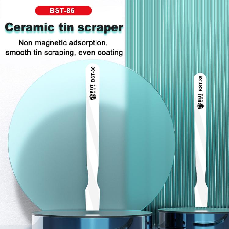 BEST BST-86 Multifunctional Anti-static Anti-magnetic BGA Ceramic Tin Scraper - Dust Remove Tool by BEST | Online Shopping UK | buy2fix