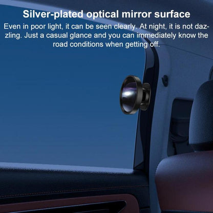 Car Rear Seat Blind Spot Wide-angle Auxiliary Mirror(Black) - Convex Mirror & Accessories by buy2fix | Online Shopping UK | buy2fix