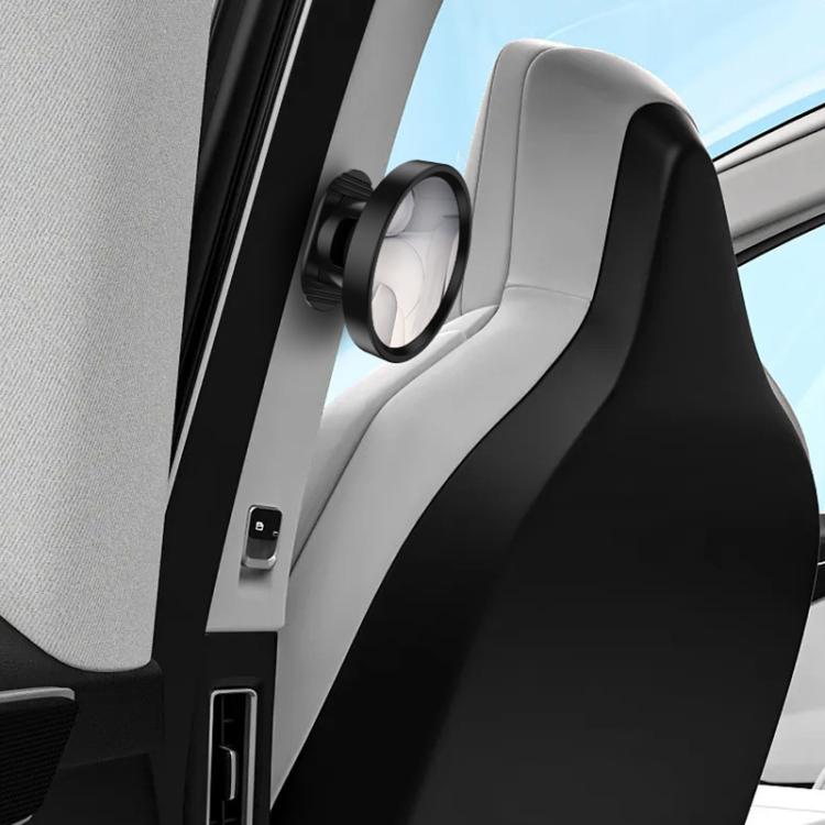 Car Rear Seat Blind Spot Wide-angle Auxiliary Mirror(Black) - Convex Mirror & Accessories by buy2fix | Online Shopping UK | buy2fix