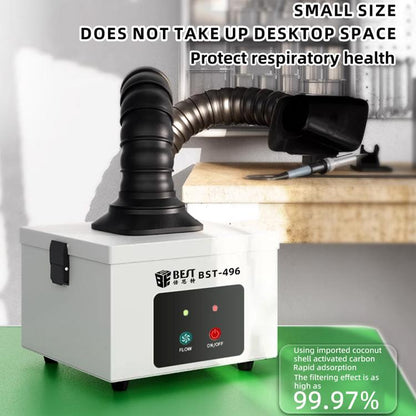 BEST BST-496 Small Smoke Purifying and Exhausting Machine, Plug:US Plug - Dust Remove Tool by BEST | Online Shopping UK | buy2fix