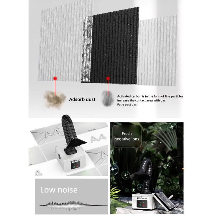 BEST BST-496 Small Smoke Purifying and Exhausting Machine, Plug:US Plug - Dust Remove Tool by BEST | Online Shopping UK | buy2fix