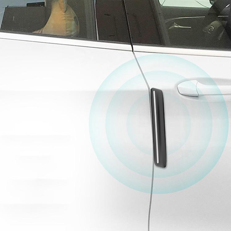 4pcs / Set Car Door Anti-collision Rubber Strip(Black) - Anti Collision Sticker by buy2fix | Online Shopping UK | buy2fix